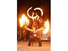 Acrobalance, Fire Poi, Fire Fans